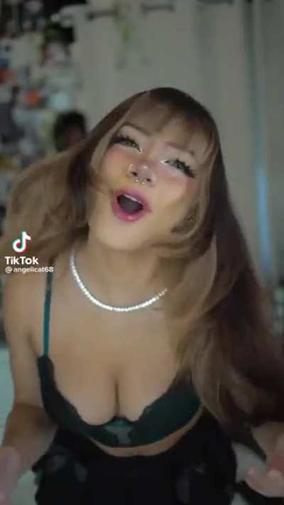 Tits on display