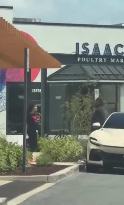 Cardi B and Stefon Diggs were seen arguing outside a coffee shop in Maryland.