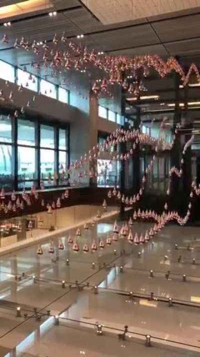 This cool kinetic installation