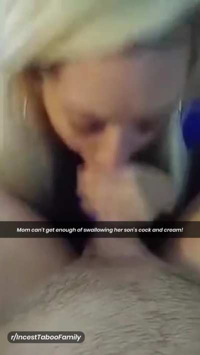 Mom just can't get enough