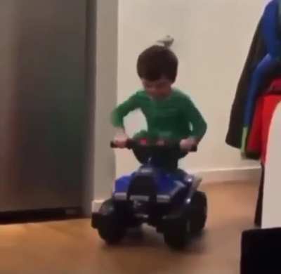 Dad’s reaction is the best part