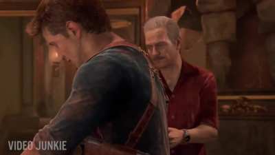 Nathan Drake Tells Sully about Pickle Rick (Meme)