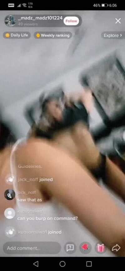 Tits on live