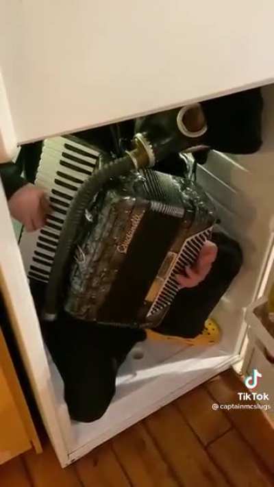 Just like any other day opening a fridge