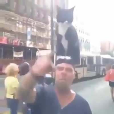Просто его на голове