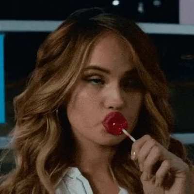 Debby Ryan making not so subtle gestures about what she wants to do tonight