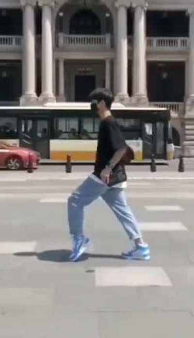 Learn how to moon walk