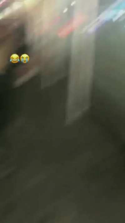 Teenage assholes harass food cart in New York