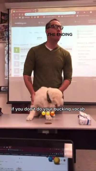 Buck, the Vocab Mascot.