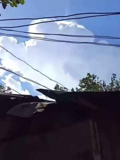 A cloud vortex