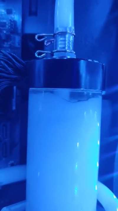 Guess my cooling fluid, first one to guess correct I'll send 100 bucks bitcoin