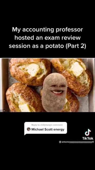 That’s Professor Potato Head to you.