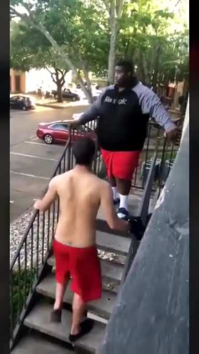 King of the stairs