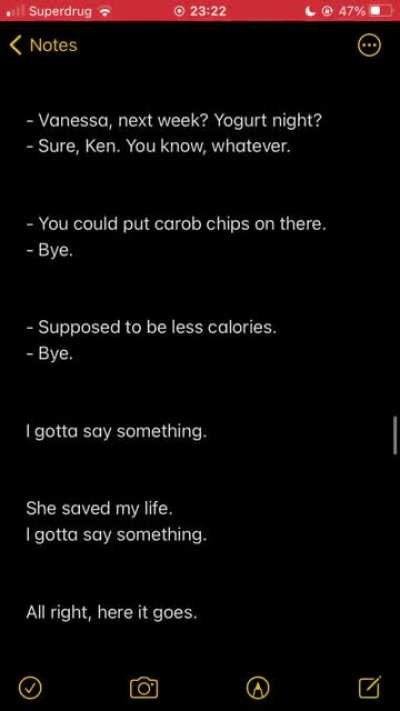 I wrote the entire bee movie script