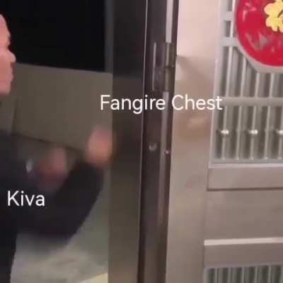 Kiva randomly during a fight