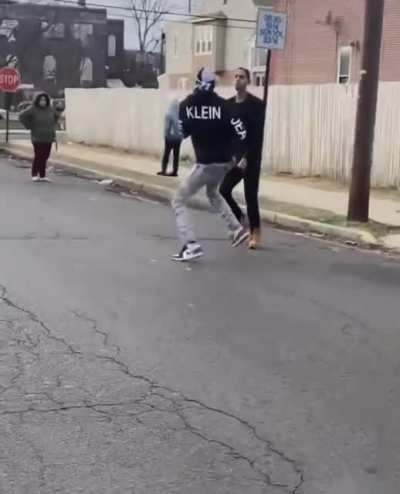 A lil local fight