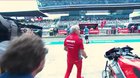 What happened after the chequered flag with Andrea Dovizioso and Marc Marquez