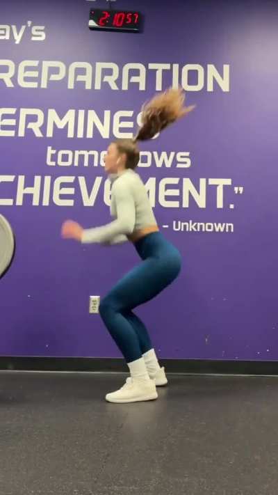 Busy day in the gym