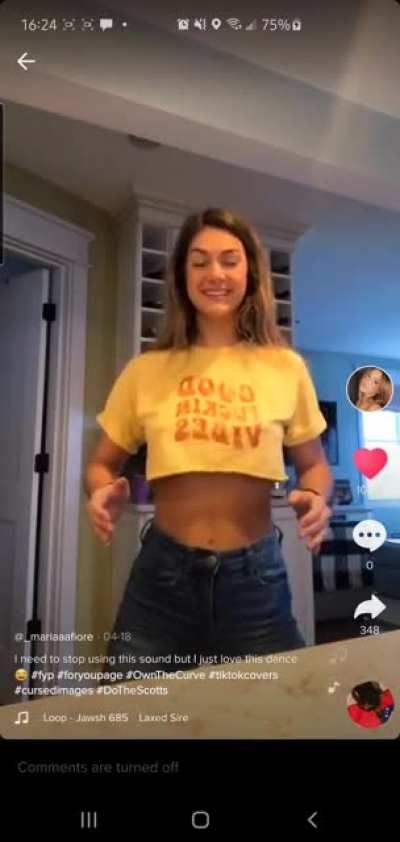 Just a little underboob