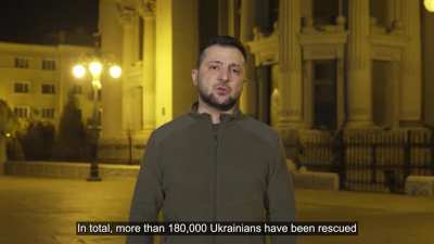 March 19, Evening address by the President of Ukraine