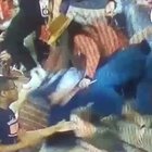 Girl gets stuck in a bush after Auburn vs Alabama game