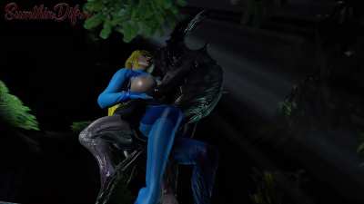 Samus taking big dick in the forest (Sumthindifrnt/Sumthinextra69)