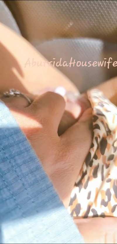 Play with the thong while in traffic time