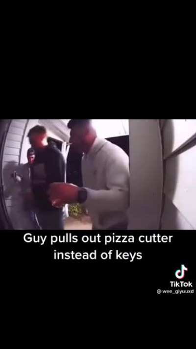 “Why do you have a pizza cutter?”