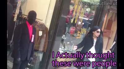 “I actually thought these were people”