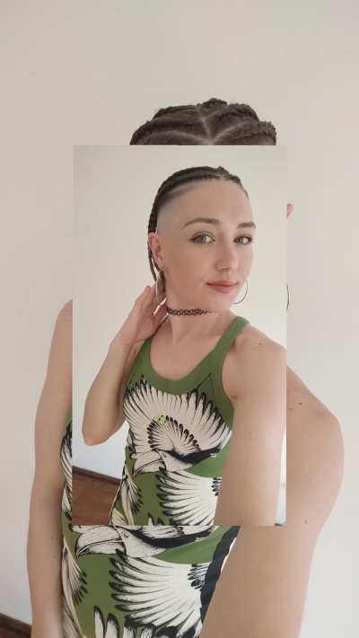 I look amazing with this sensational braided look.