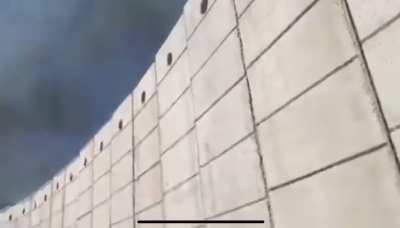 The IDF uses a catapult in order to burn down woods covering Hezbollah’s positions