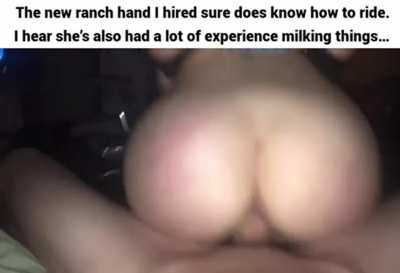 Life on the farm ain’t so bad if you’ve got a good ranch hand