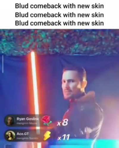 Blud came back with a new skin??!! 
