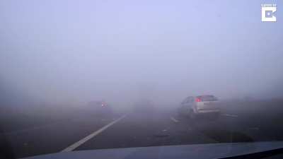 WCGW speeding in the fog