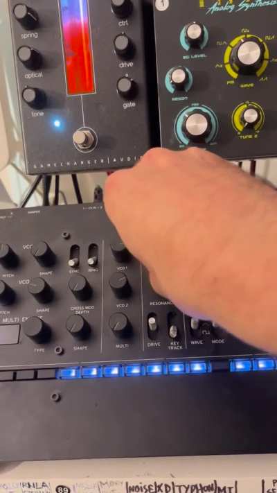 I found this video of me annoyingly twiddling filter knob from two years ago. Like and subscribe!