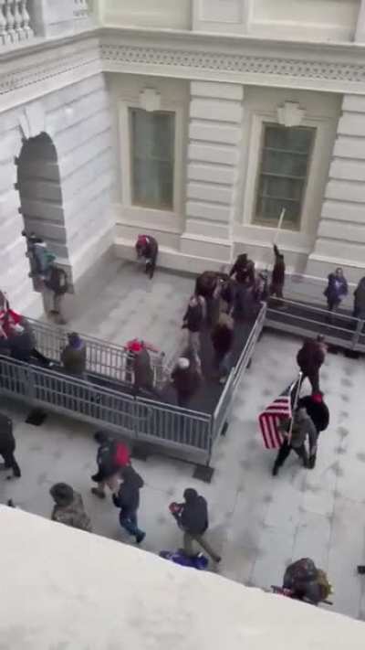 Trump's domestic terrorist lynch mob breached the Capitol