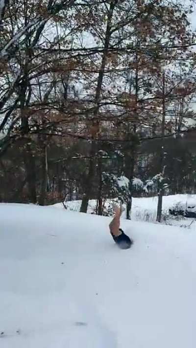 Cool day for some snow activities
