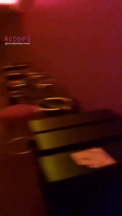Sorry it so short, my friend got scared and stopped filming. We were in a casino, caught by cameras then thrown out by the security. More context in the comment.