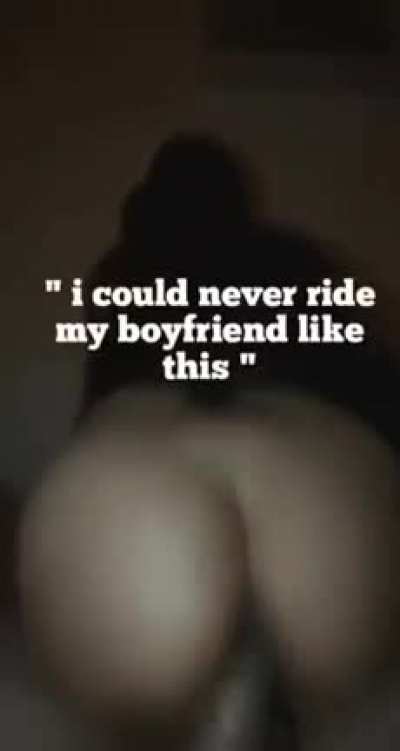 Thinking about her loser boyfriend as she gets fucked