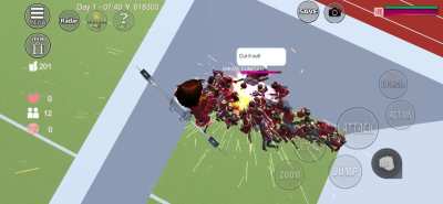 Chaos Students Battle from Sakura School Simulator