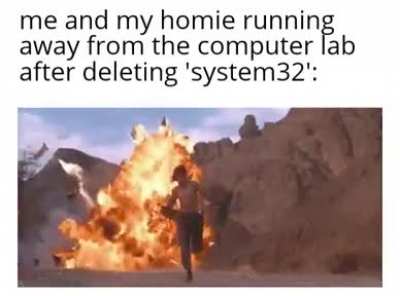 get outta there its gonna blow