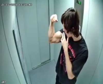 Legends when they get into an elevator alone.