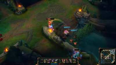 Fpx Tian's Lee sin unbelievable outplay