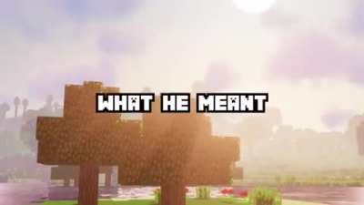 Minecraft snap back.