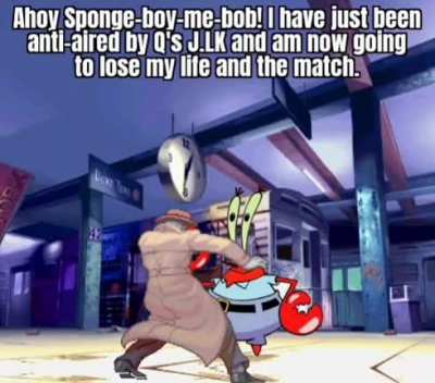 Krabs gets cooked