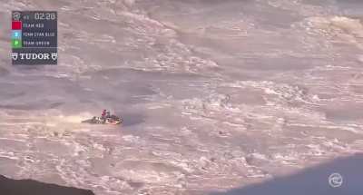 HMFT after I wipe out twice while surfing in Nazaré