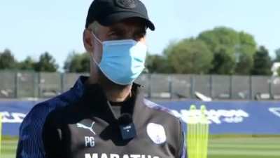 Pep Guardiola speaks for the first time since Manchester City returned to training
