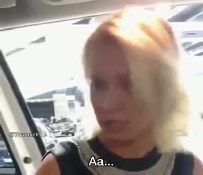 I would leave the car immediately