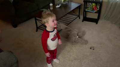 My son discovered the Sonic movie. We cant get enough of this laugh.