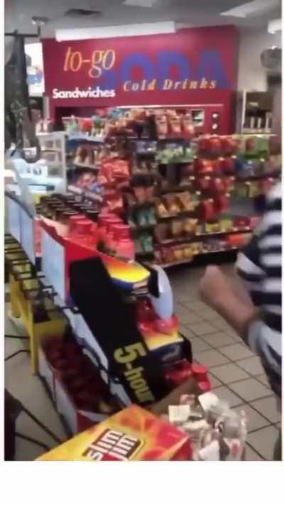 Racist gets served